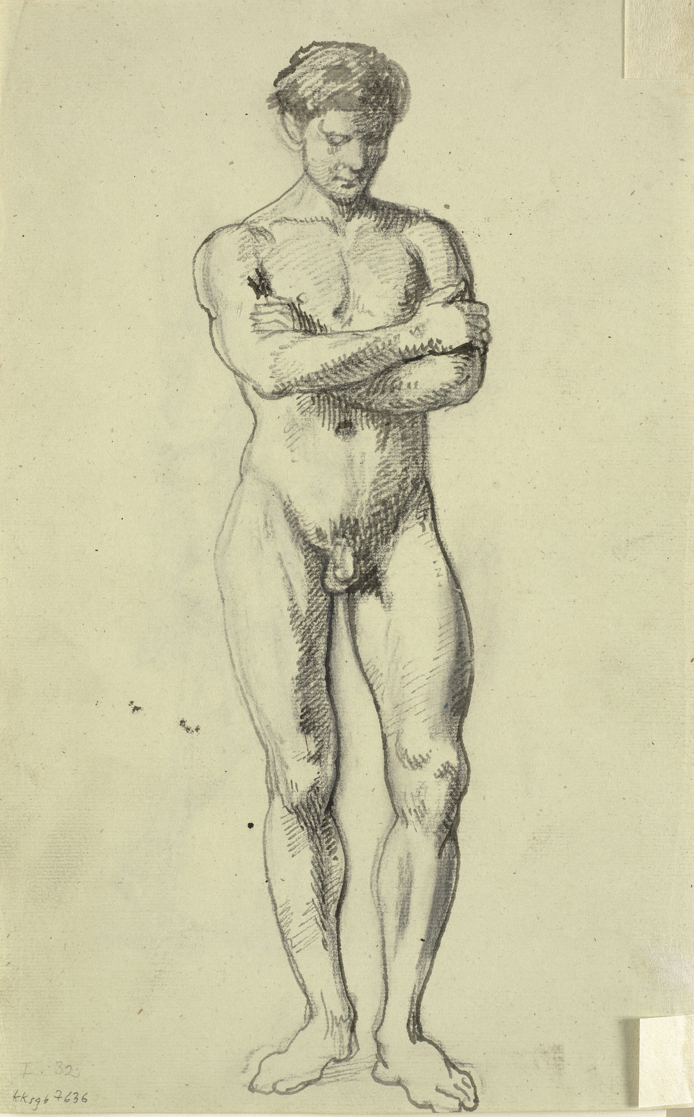 Stående mandlig model